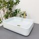 Умывальник (раковина) VBI ATRANI SMOKE BLUE накладной VBI-013602 фото 2